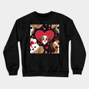 Make Mom Life Waggingly Wonderful: Artful poppy Gifts for Every Dog Parent Crewneck Sweatshirt